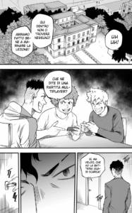 Page from the comic "Hell School" on Manga Issho n. 2